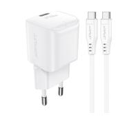 CARICABATTERIE ACEFAST A77 Mini PD GaN da 30 W, Bianco