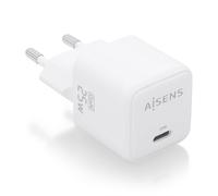 Caricabatterie Aisens ASCH-25W1P012-W 25W GaN 1xUSB-C PD3.0 QC4.0 Bianco