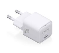 Caricabatterie Aisens Gan 35w, 1xusb-c Pd3.0 Qc4.0, Bianco