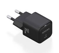 AISENS Caricabatterie GaN 35W 1x USB C PD3 0 QC4 0 Nero