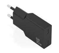 Caricabatterie Aisens Ultra Slim GaN 30W 2xUSB-C PD3.0 Nero