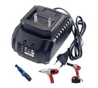 Caricabatterie Al Litio - Caricatore Sostitutivo Sicuro Per Trapani Elettrici, Avvitatori A Batteria, Stazione Di Ricarica Universale Per Batterie Da Dodici Volt Adattatore Di Ricarica Intelligente Pe