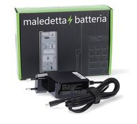 Caricabatterie Alimentatore Tipo C 45W Carica Rapida 3.0 Spina e Cavo Integrati