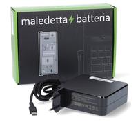 Caricabatterie Alimentatore Tipo C 87W Carica Rapida 3.0 Spina e Cavo Integrati