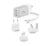 CARICABATTERIE ALOGIC WCM3X67G, Samsung, Google, Xiaomi, Huawei, Sony, Nokia da 67 W, Bianco, Grigio