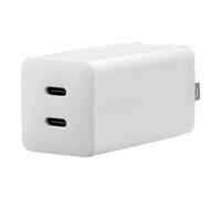 Caricabatterie ASUS AC65-05 65W GaN 2x USB-C Ricarica Rapida Universale Bianco