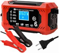 Caricabatterie Auto, 6A 12V Mantenitore Batteria Moto Intelligente Mantenitore d