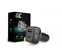 GC CAD33 - Caricabatterie USB, 48 W, 1 USB-C, 1 USB-A, nero