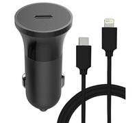 Caricabatterie auto BIGBEN CACCBLMFIC20WPDB 20W USB-C Fast Charge 1,2m Nero