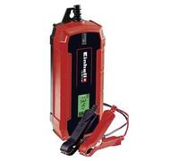 Einhell CE-BC 6 M Caricabatteria per veicolo 12 V Nero, Rosso, Caricabatterie rosso/Nero, 12 V, 220 - 240 V, 50 Hz, LCD, Sovraccarico, Cortocircuito, IP65