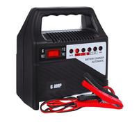 Caricabatteria per Auto Moto Professionale 6V 12V 6A Carica Batteria Portatile
