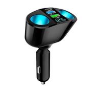 Caricabatterie Auto, per Bingley Mulsanne Continental Flying Bentayga Continental GT Doppia Porta, Caricabatterie rapido QC3.0 Type-C 20W PD Doppio USB, Accessori Accendisigari