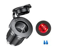 caricabatterie auto, Presa accendisigari impermeabile da 12 V for auto, barca, moto(4)