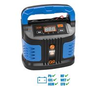 Caricabatterie automatico GÜDE GAB 12V/6V-10A-BOOST 85142