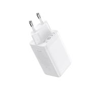 Baseus GaN5 Pro Caricatore Veloce/Caricabatteria, 2x Usb-C + 2x USB,65W,Bianco