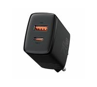 Caricatore rapido USB Tipo C 20W 3A 3.0 compatto Baseus nero