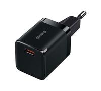 Caricabatterie Baseus GAN3 30W 1C USB-C GaN3, ricarica rapida, compatto, nero