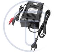 Caricabatterie batterie piombo ermetiche 12V 6A connettori coccodrillo