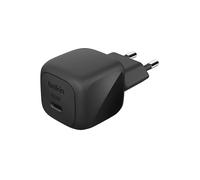 Belkin Caricatore da parete compatto da 45 W, ricarica rapida USB-C Power Delivery per Apple iPhone 16, 16 Plus, 16 Pro, 16 Pro Max, 15 Series, Samsung Galaxy S25, iPad, AirPods e altri, nero