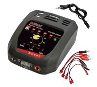 Caricabatterie bilanciato per batterie WARMFORWEL B450AC, caricabatteria NiMH LiFe LiPo 2-4S con ingresso CA, corrente regolabile 0-5A, indicatori LED, ventola di raffreddamento