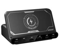Caricatore BlitzWolf BW-S27 160W 6 porte USB-C e USB-A senza fili nero