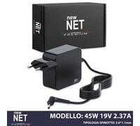 Caricabatterie compatibile con Acer Chromebook 11 C735 CB3-111 45W 19V 2.37A