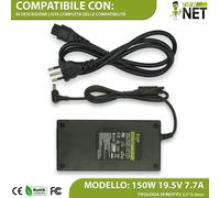 Caricabatterie compatibile con ASUS L5 L5800GX L5900G L5DF 150W 19,5V 7,7A