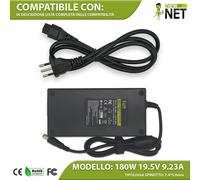 Caricabatterie compatibile con Dell Latitude E5540 E5550 E5570 180W 19,5V 9,23A