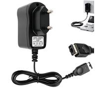 Caricabatterie compatibile con NDS FAT e Game Boy Advance SP, adattatore CA 100-240 V CC 5 V 500 mA con cavo di ricarica nero da 1,1 m per console NDS GBA SP, caricabatterie da viaggio