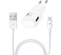 Caricabatterie compatibile con Oppo Reno 13 F 4G Ultra-potente e veloce, 2 x USB 5 V/2,1 A + 1 A in sicurezza