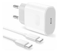 Caricabatterie compatto per iPhone serie 15, ricarica rapida sicura con funzione di rilevamento automatico del chip, design portatile e compatto per