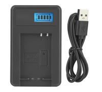 Caricabatterie con display LCD e tecnologia senza effetto memoria, dock USB intelligente per una soluzione di alimentazione portatile e leggera,