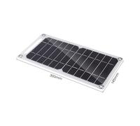 Caricabatterie con pannello solare in silicio monocristallino da 6 W, design ultraleggero e compatto, pannello solare portatile per attività