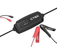 CTEK NXT 5 caricabatterie intelligente 12 V, 5 A, compatibile con batterie al piombo e al litio, modalità ricondizionamento, ottimizzazione AGM, compensazione della temperatura, mantenitore di carica