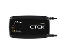 Ctek PRO25SE Caricabatteria + Supporto da Parete + 6m Caricabatterie 12V 25A