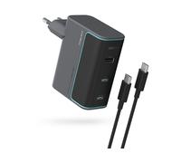 CARICABATTERIE CUKTECH CUKAD1003EUG GaN, 2x USB-C, 1x USB-A da 100 W, Grigio