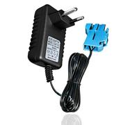 Caricabatterie da 12 V Compatibile con Peg Perego Elettrica per Bambini, Alimentatore per Trattore Force John Deere Gator XUV RZR 900 Polaris Outlaw, ATV SUV, Moto, Indicatore LED, 2 m