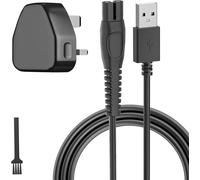 Caricabatterie Da 5 V, Compatibile Con Philips, One Blade QP2724/ QP2734/ QP2834/ QP4530/ QP1924/ S7887/ MG5910/ MG7910/ X3001 Tagliacapelli E Rasoio Elettrico(EU Plug 1pcs)