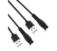Caricabatterie da 5 V per Philips 2 pezzi One Blade Charger Adattatore per rasoio a ricarica rapida adatto per PQ888 PQ889 x500 x5009 QP2724 QP2734 QP2834 MG5910 MG7910 MG9510 MG9520 con spazzola di