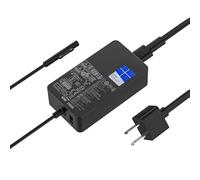 Caricabatterie da 65 W per Microsoft Surface Pro 3/4/5/6/7/8/X, Surface Book/Laptop/Tablet 1706 1796 1800 15V 4A Adattatore per Laptop