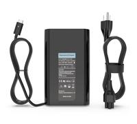 Caricabatterie da 65 W tipo C per computer portatile, include cavo di alimentazione adatto per Dell Latitude 5285 5290 5420 7275 7370 7420 Chromebook 3100 5190 XPS 13 9350 9360 9370 LA65NM170