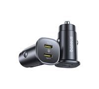 Caricabatterie da auto 2 x USB-C 30W - nero