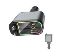 Caricabatterie da auto 4 in 1 retrattile Starry Stars Caricabatterie da auto multifunzione retrattile Caricabatterie Starlight for auto Adattatore for auto con cavi retrattili e porte USB di tipo C