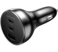 CARICABATTERIE DA AUTO 4SMARTS VoltRoad Ultimate, 2 USB-C, USB-A da 160 W, Nero