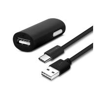 Caricabatterie da auto Accendisigari 2A con cavo USB tipo C 1.2m Forever Nero