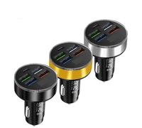 caricabatterie da auto, Adattatore for telefono di tipo C con ricarica USB da 3,1 A, adatto for Xiaomi, Huawei, Samsung e accendino(3PCS Mix)