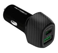 CARICABATTERIE DA AUTO AKASHI ALTCAC20QCBLK Nero