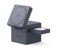 CARICABATTERIE DA AUTO ANKER 3-in-1 Cube con MagSafe, Apple iPhone 15/14/13/12, Apple Watch, AirPods Pro/3/2 da 30W, Nero