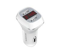 CARICABATTERIE DA AUTO AVIZAR BFOBZ3-W, Samsung, Apple universale da 12W, Bianco