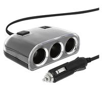 Multipresa 3x Accendisigari + 1 USB per Auto
